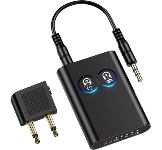 Передавач-приймач OQIMAX EU-CP327 Bluetooth, адаптер для навушників Bluetooth з підтримкою APTX (my-19164) Передавач-приймач OQIMAX EU-CP327 Bluetooth, адаптер для навушників Bluetooth з підтримкою APTX (my-19164)