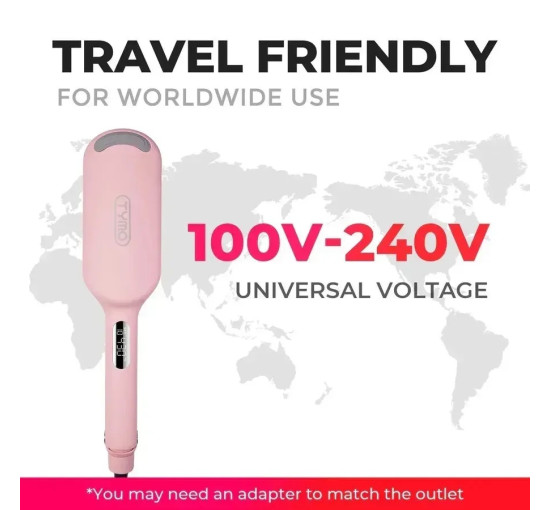 Плойка для завивки волос TYMO ROVY, розовый (my-19135)