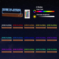 Подставка для виниловых пластинок YuanDian ZJ-YD03R Light up Now Playing, с 16-цветной подсветкой (my-19130)