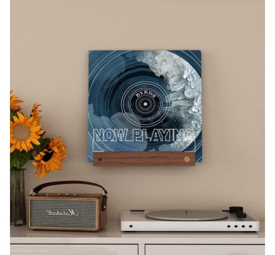 Підставка для вінілових платівок YuanDian ZJ-YD03R Light up Now Playing, з 16-колірним підсвічуванням (my-19130)