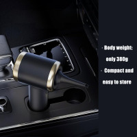 Портативний автомобільний пилосос Generic LT-132, чорний (my-19197)