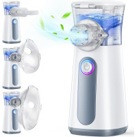 Портативный небулайзер Mioduro MESH-S600C с мундштуком и 2 масками (my-19200)