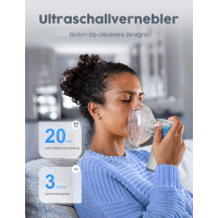 Портативный небулайзер Mioduro MESH-S600C с мундштуком и 2 масками (my-19200)