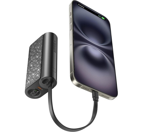 Портативный павербанк Veger V1179 10000 мАч с кабелем-цепочкой и быстрой зарядкой PD 20W (my-19133) Портативный павербанк Veger V1179 10000 мАч с кабелем-цепочкой и быстрой зарядкой PD 20W (my-19133)