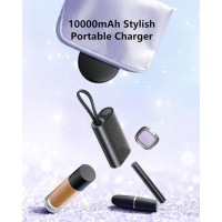 Портативний павербанк Veger V1179 10000 мАг з кабелем-ланцюжком та швидкою зарядкою PD 20W (my-19133) Портативний павербанк Veger V1179 10000 мАг з кабелем-ланцюжком та швидкою зарядкою PD 20W (my-19133)