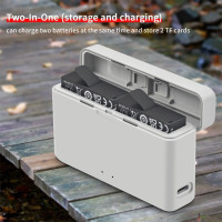 Портативний швидкий зарядний пристрій LiLiTok для Insta360 Ace Pro, сірий (my-19185)