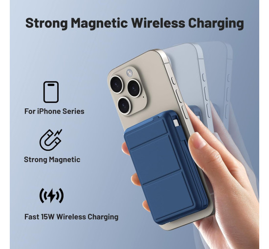 Портативное зарядное устройство Azmuth KT-D020 Power Bank, 10000 мА·ч, синий (my-19175)