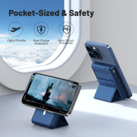 Портативний зарядний пристрій Azmuth KT-D020 Power Bank, 10000 мА·год, синій (my-19175)