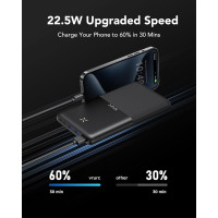 Портативний зарядний пристрій VRURC T3016 Power Bank 30000 мАг, швидка зарядка 20 Вт, чорний (my-19142) Портативний зарядний пристрій VRURC T3016 Power Bank 30000 мАг, швидка зарядка 20 Вт, чорний (my-19142)