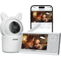 Радіоняня ieGeek Baby 4 1080p з 4,3-дюймовим екраном, PTZ-камерою на 360° та 4-кратним зумом, акумулятором 3000 мА·год (my-19117) Радіоняня ieGeek Baby 4 1080p з 4,3-дюймовим екраном, PTZ-камерою на 360° та 4-кратним зумом, акумулятором 3000 мА·год (my-19117)