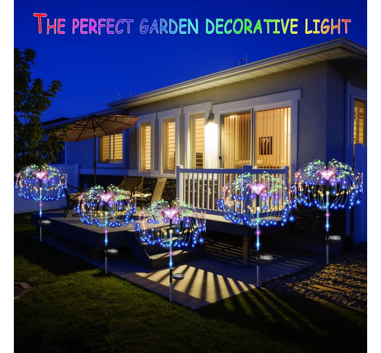 Садові ліхтарі XRR B0B2S4M1PJ на сонячних батареях, упаковка з 2 шт., 120 світлодіодів, 2 режими (my-19172)