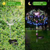 Садовые фонари XRR B0B2S4M1PJ на солнечных батареях, упаковка из 2 шт., 120 светодиодов, 2 режима (my-19172)