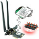 Сетевая карта Ubit AX210S PCIe WiFi 6E Макс. скорость 5374 Мбит/с (my-19099)  Сетевая карта Ubit AX210S PCIe WiFi 6E Макс. скорость 5374 Мбит/с (my-19099)