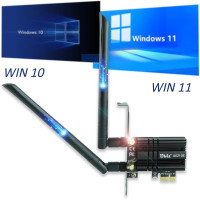 Мережа карта Ubit AX210S PCIe WiFi 6E Макс. швидкість 5374 Мбіт/с (my-19099) Мережа карта Ubit AX210S PCIe WiFi 6E Макс. швидкість 5374 Мбіт/с (my-19099)