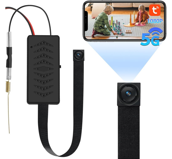 Шпигунська камера Nisanuki DIY8 WiFi, 5G 1080P, з пультом дистанційного керування (my-19181)