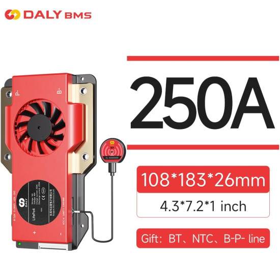 Система управления заряда аккумулятора, печатная плата с модулем Bluetooth HiXiMi LiFePO4 BMS 16S 48 В 250 А, 3,2 В (my-19134)