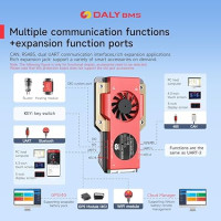 Система управления заряда аккумулятора, печатная плата с модулем Bluetooth HiXiMi LiFePO4 BMS 16S 48 В 250 А, 3,2 В (my-19134)