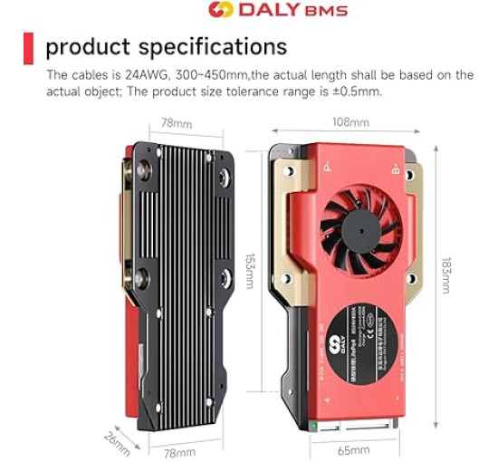 Система управления заряда аккумулятора, печатная плата с модулем Bluetooth HiXiMi LiFePO4 BMS 16S 48 В 250 А, 3,2 В (my-19134)