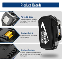 Сменный аккумулятор Goodexo для Makita 18 В., черный (my-19121)