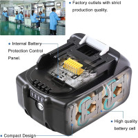 Сменный аккумулятор Goodexo для Makita 18 В., черный (my-19121)