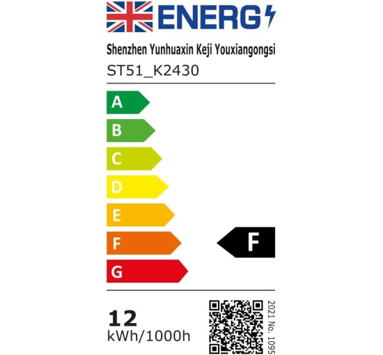 Светодиодная лента KSIPZE ST51_K2430 длиной 30 м с RGB-подсветкой и синхронизацией цветов, с пультом ДУ (my-19097)