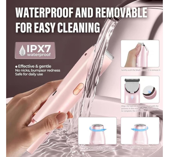 Триммер Generic ym123 для зоны бикини, розовый (my-19115)