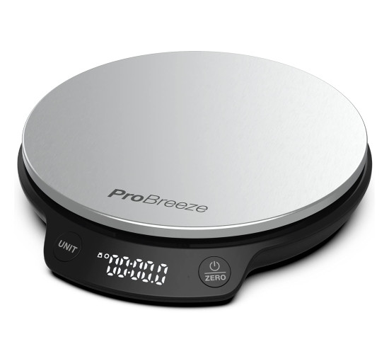 Цифровые весы Pro Breeze PB-IM01B из нержавеющей стали (my-19077) Цифровые весы Pro Breeze PB-IM01B из нержавеющей стали (my-19077)