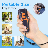 Ультразвуковий пристрій проти гавкання собак Afoddon Q01, чорний (my-19174)