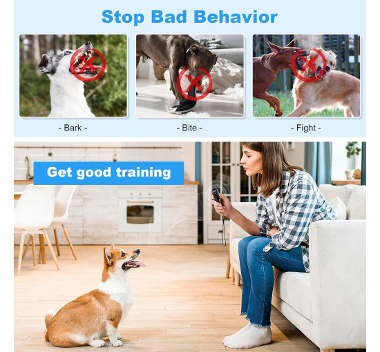 Ультразвуковое устройство против лая собак Afoddon Q01, черный (my-19174)