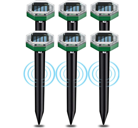 Ультразвуковий відлякувач кротів ALOONEN NFHD88DV, упаковка з 6 штук (my-19182)