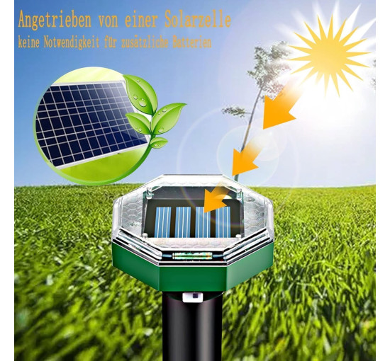 Ультразвуковий відлякувач кротів ALOONEN NFHD88DV, упаковка з 6 штук (my-19182)