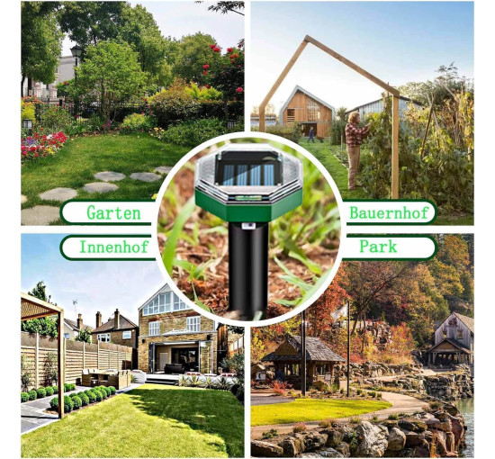 Ультразвуковий відлякувач кротів ALOONEN NFHD88DV, упаковка з 6 штук (my-19182)