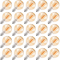 Упаковка з 25 світлодіодних лампочок Hcnew G40 1 Вт E12 220 В (my-19122)
