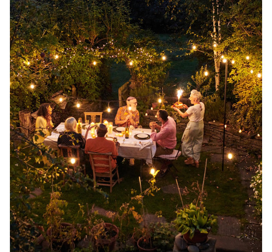 Упаковка з 25 світлодіодних лампочок Hcnew G40 1 Вт E12 220 В (my-19122)