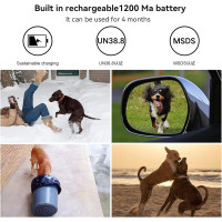 Пристрій для контролю гавкання собаки Decoration, з однією кнопкою, акумулятор 1200 мА·год (my-19167)