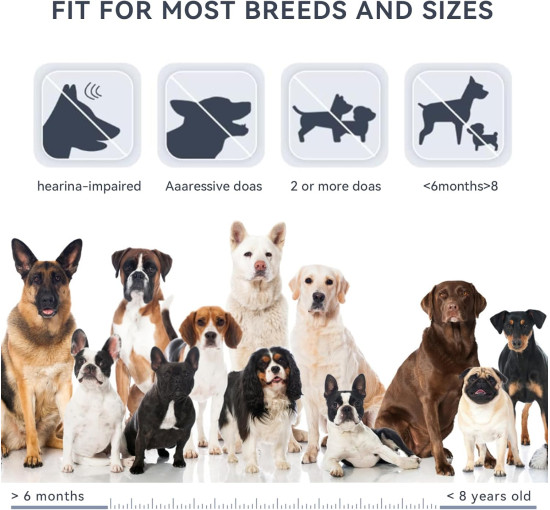 Пристрій для контролю гавкання собаки Decoration, з однією кнопкою, акумулятор 1200 мА·год (my-19167)