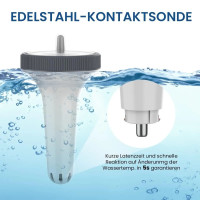 Водяний бездротовий термометр Newentor PT01-DE-2 з плавким датчиком (my-19088)