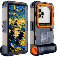 Водонепроницаемый чехол MKERED QSK2-NW-L-LC для телефона 7,0 дюймов, синий с оранжевым (my-19105) Водонепроницаемый чехол MKERED QSK2-NW-L-LC для телефона 7,0 дюймов, синий с оранжевым (my-19105)