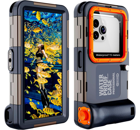 Водонепроницаемый чехол MKERED QSK2-NW-L-LC для телефона 7,0 дюймов, синий с оранжевым (my-19105) Водонепроницаемый чехол MKERED QSK2-NW-L-LC для телефона 7,0 дюймов, синий с оранжевым (my-19105)
