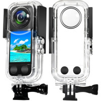 Водонепроницаемый чехол VOLOHAS SAD для экшн-камеры Insta360 X3, темно-серый (my-19131)