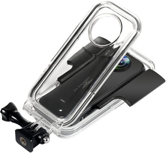 Водонепроницаемый чехол VOLOHAS SAD для экшн-камеры Insta360 X3, темно-серый (my-19131)