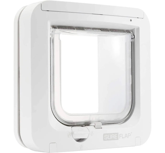 Заслінка для кішок SureFlap з ідентифікацією мікрочіпа, біла (my-19079) Заслінка для кішок SureFlap з ідентифікацією мікрочіпа, біла (my-19079)