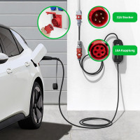 Адаптер Lomhyve HF-012 32 А на 16 А 1,5 метра, красный (my-20105)