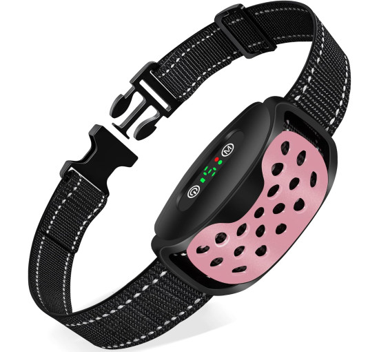 Антилайный ошейник IHPUKIDI без электрошока, розовый (my-20188)