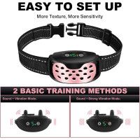 Антилайный ошейник IHPUKIDI без электрошока, розовый (my-20188)