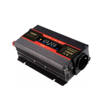 Авто инвертор преобразователь напряжения с LCD экраном 1500 W (my-20103)