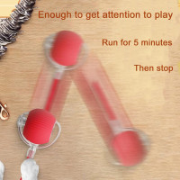 Автоматична інтерактивна іграшка, що котиться, BLUEYPET BL2412-cat для кішок, червоний (my-20087)