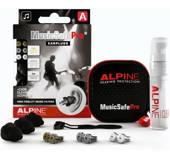 Беруши Alpine MusicSafe Pro, черные (my-20085)