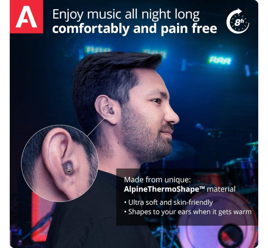 Беруши Alpine MusicSafe Pro, черные (my-20085)