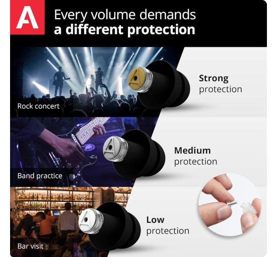 Беруши Alpine MusicSafe Pro, черные (my-20085)